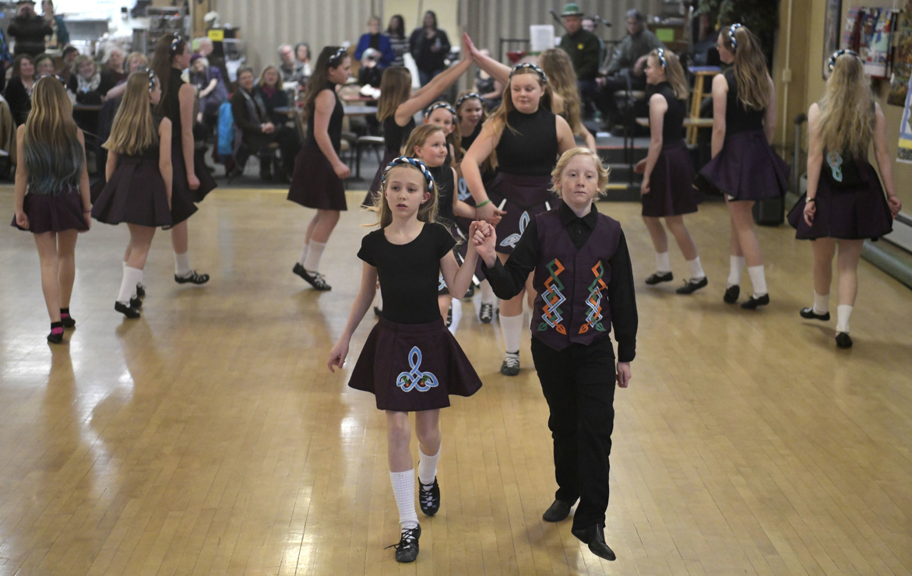 Missoula Irish Dancers perform at Senior Center